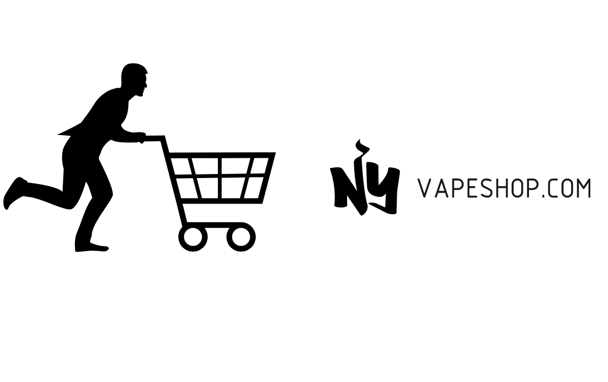 Shopping cart on its way to check out at NYVAPESHOP